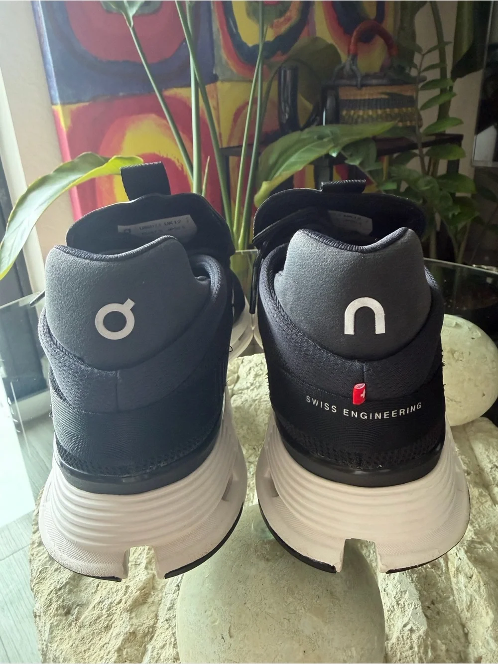 On Running Cloudnova Black White Men’s Sneakers US 12.5 EU 47.5 CloudTec